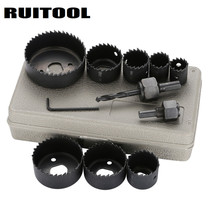 RUITOOL11 16-piece set of woodworking hole drywall hole opener Light hole ceiling woodworking hole drilling tool