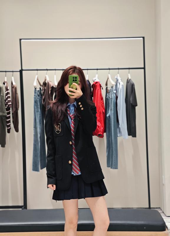 C Series Moco2026 Autumn New Product Merino Wool Worsted College Badge Jacket Suit Mbf3Bla002 C Series Moco2026 Autumn New Product Merino Wool Worsted College Badge Jacket Suit Mbf3Bla002