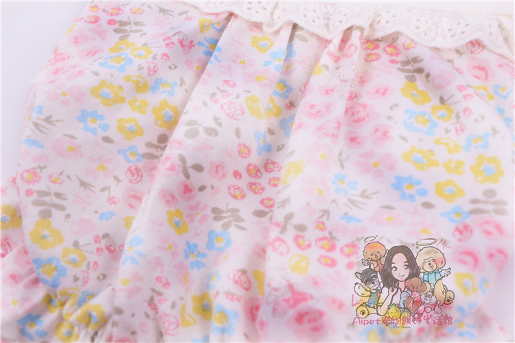 Chỉ thị trấn thú cưng 2019 mùa xuân và mùa hè quần áo thú cưng cotton thêu hoa búp bê váy con chó quần áo thú cưng - Quần áo & phụ kiện thú cưng 	áo dành cho mèo con	