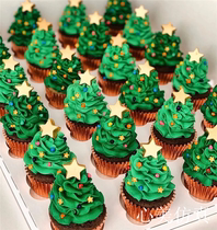 Christmas simulation cup cake model dessert table decoration scene layout paper cup jewelry window decoration ornaments