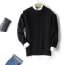 Mùa đông mới áo len đôi dày cashmere áo len cashmere nam cổ tròn áo thun dày áo len dày màu áo khoác bomber nam Hàng dệt kim