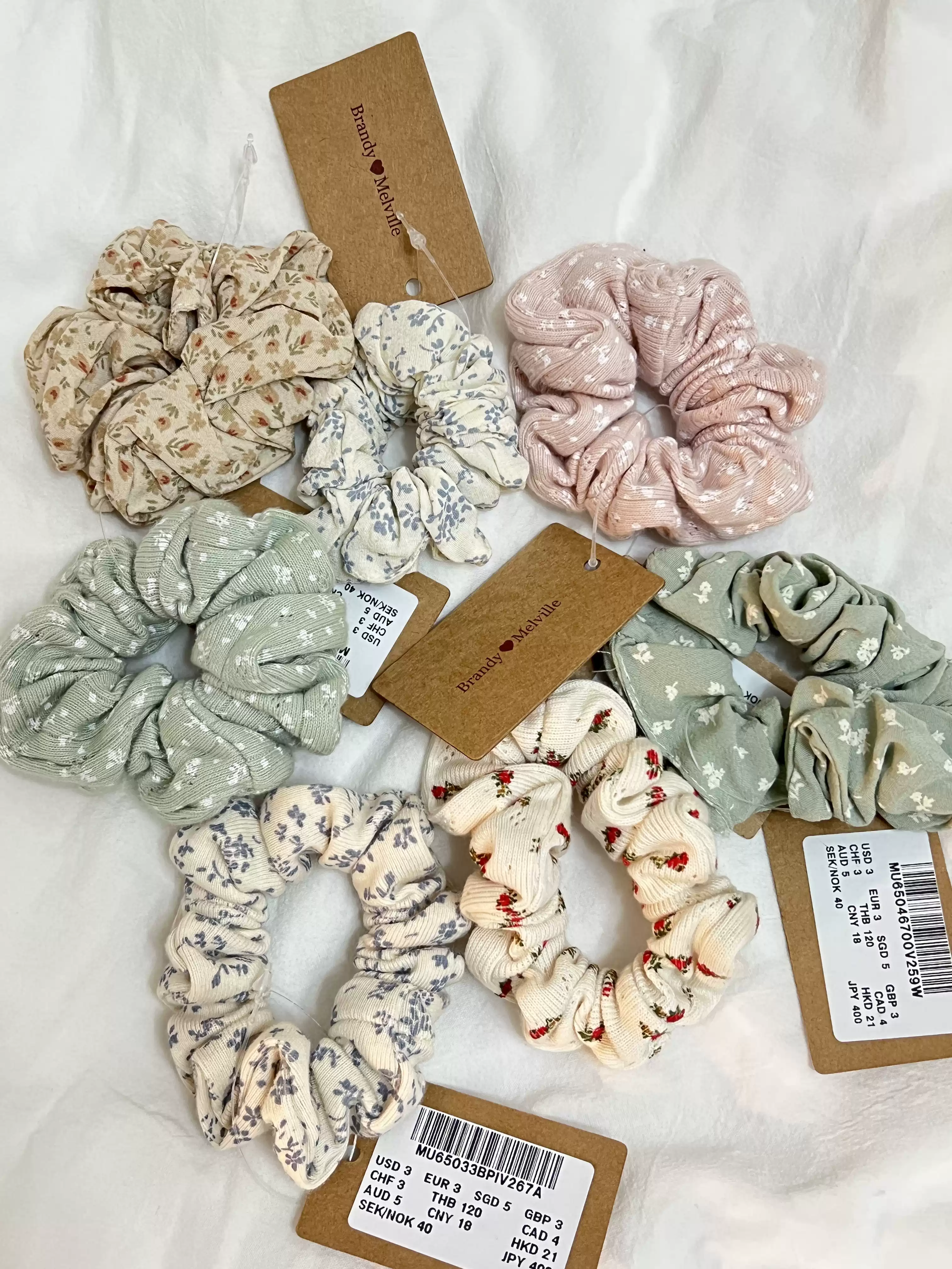 bm发圈碎花大肠发圈国内正品代购BrandyMelville成都