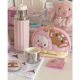New ins pink embroidered coin purse girl's home high-value storage bag cartoon cute portable shell bag