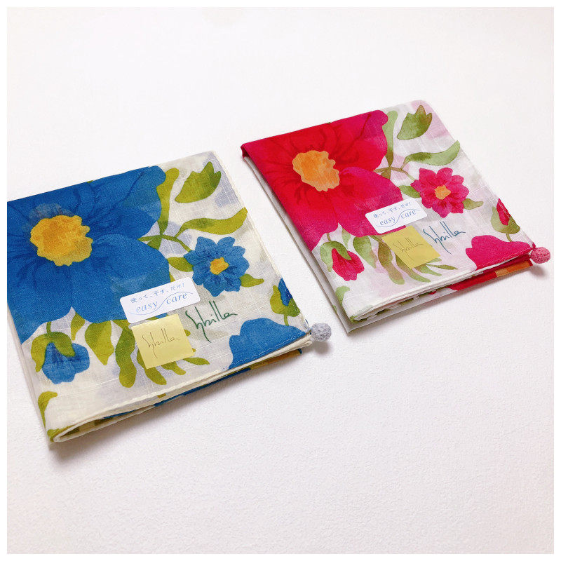 58cm Japanese imported Sybilla ultra-thin fine lady full cotton handkerchief handkerchief scarves scarves scarves-Taobao