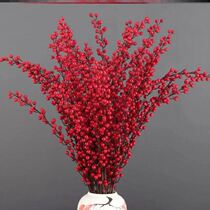 Simulation of Yughali gold ginkgo red fruit red fig simulation of New Year fukub furnace