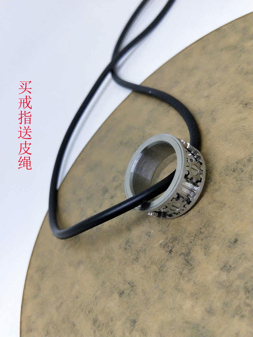 Bague mixte ARSUN JEWELRY en Acier au titane - Ref 3088408 Image 5