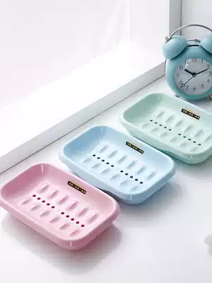 Drain fertilizer tray Household simple creative large tray tray plastic double-layer incense tray Dormitory powder room