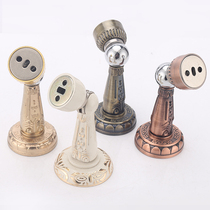 European strong magnetic door suction white door touch floor suction bedroom door top door stop household hardware magnetic door anti-collision door resistance