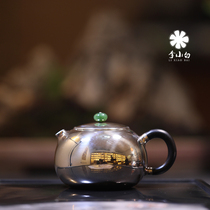 Li Xiaosilver pot pure silver 9999 tea silver pot pure silver bubble tea tea silver pot burning water silver pot