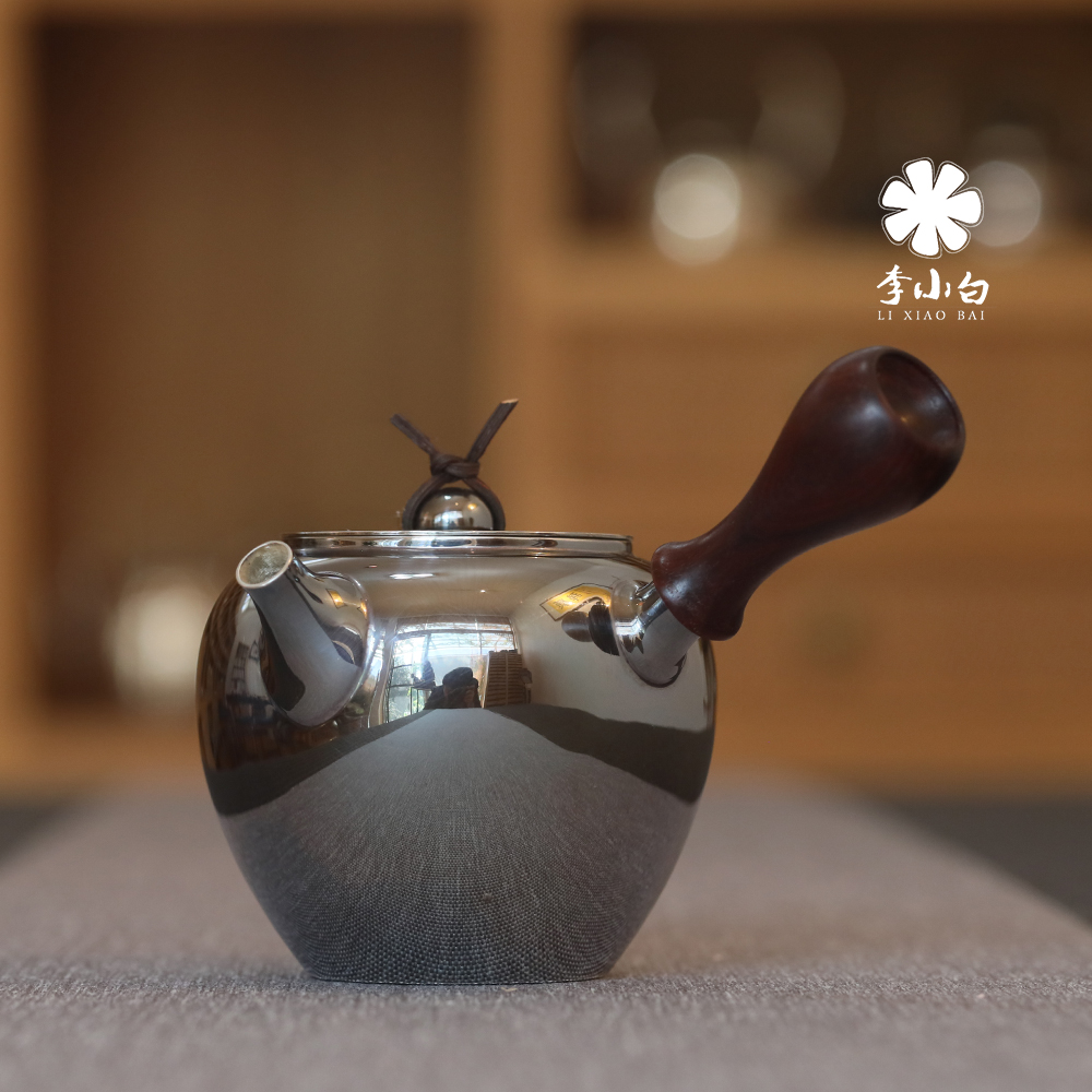Li Xiaosilver pot pure silver 9999 tea silver pot pure silver bubble tea tea silver pot burning water silver pot