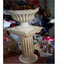 Shadow building Wedding Road leading European-style plastic flower pots Photography Flowerpots Actual items to make imitation ancient Roman columns pendulum pieces