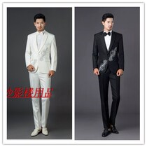 New acting dress for mens gowns Stage Embroidered Western Suit Suit Sushi Male Host Costume Men
