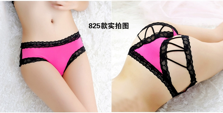 Mua 5 tặng 1 quần sịp dễ thương, đũng quần cotton tinh khiết, hot girl sexy, quần lót thoáng khí, hộp đêm sexy, ảnh thật - Giữa eo