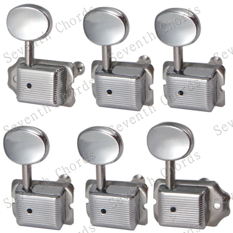 SQ ST retro electric guitar string button electric guitar string button string button string button torsion string quasi knob winding tool Silver