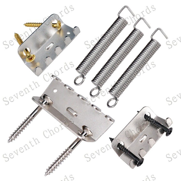 Electric guitar double rocking harp bridge spring hook screw single rocking vibrato bridge pull string plate pull hook screw