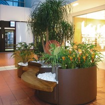 Shopping mall Meichen Flower Pool Stool Garden Landscape Outdoor Park FRP Flower bed Tree Pool Leisure Seat