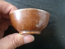 A3731 early - day sesame glaze bowl type small wine - shaped liquor is delicate and cute
