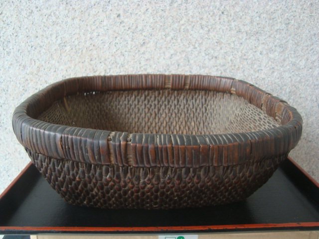A3549 Qingdai Fuji Xiao - tai basket shape chic pulp red - lump rarely