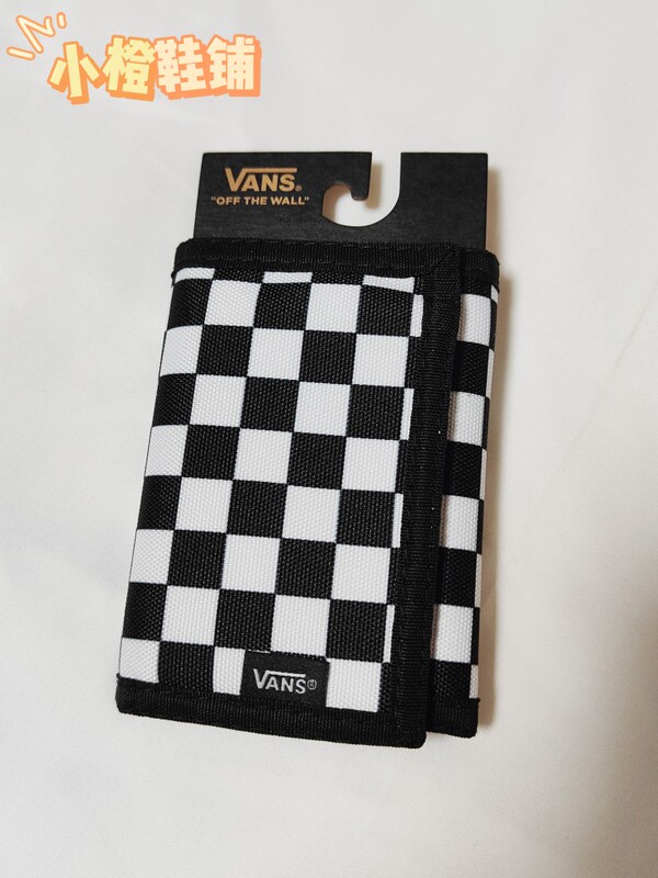 Vans Peripheral Unisex Bag 2023 Black and White Checkerboard Retro Classic 80% off Wallet Vn000C32Hu0