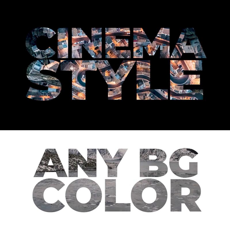 Fcpx Plugin Cinema Alpha Titles Camera Motion Text Cutout Dynamic Mask Effect Preset