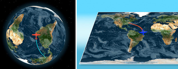 FCPX插件PROMAP地图路径地点标识工具效果