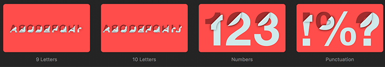 Final Cut Pro X 插件 Alpha 字母/数字/标点符号/贴纸、绘制动画