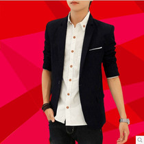 Mens casual suit Korean jacket youth small suit slim fit teenager autumn suit Four Seasons coat tide