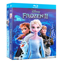 Blu-ray animated movie Frozen 1 2 Princess Elsa Disc BD disc English Mandarin 5 1