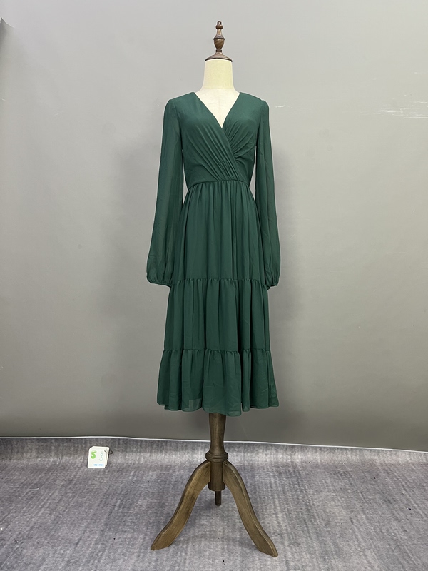 S Size Chiffon Sleeveless Elegant Casual Dress Evening Gown Simple Daily Commute Short Dress