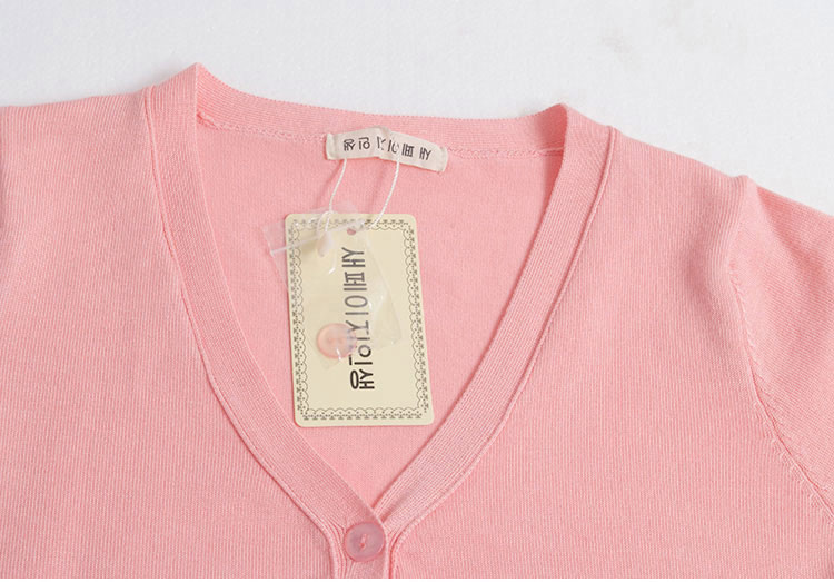 Slim slimming eo cao Hàn Quốc ngắn áo len cardigan của phụ nữ màu rắn dài tay áo bên ngoài có một chiếc áo khoác nhỏ khăn choàng vest vai áo len dáng dài