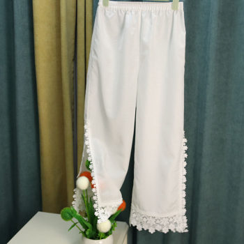 Leggings ຮູບແບບໃຫມ່, ວ່າງ, ບາດເຈັບແລະສະດວກສະບາຍ, pants ຝ້າຍໄຫມ, hanfu ຕ້ານການເບິ່ງຜ່ານ underwear, slit skirt, lace pants ພາຍໃນ