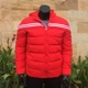 Hongxing Erke Down Jacket Short Winter Men Red Quần áo thể thao giản dị Áo trùm đầu ấm áp cho nam