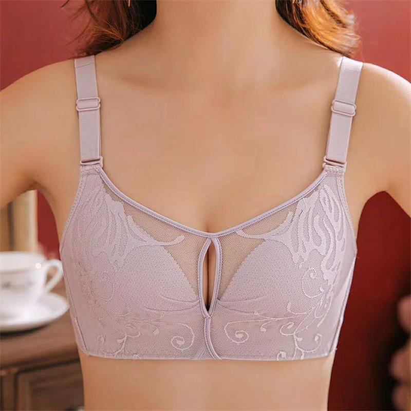 Một mảnh của đồ lót không sẹo ánh sáng chống womens thép miễn vòng áo ngực bộ siêu mỏng lỗ thở cốc thu thập áo ngực.