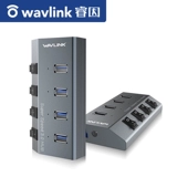 Ruinyin USB3.0 Division Control Независимый переключатель One Trag Four Group Control Extensor с преобразователем питания в центре питания