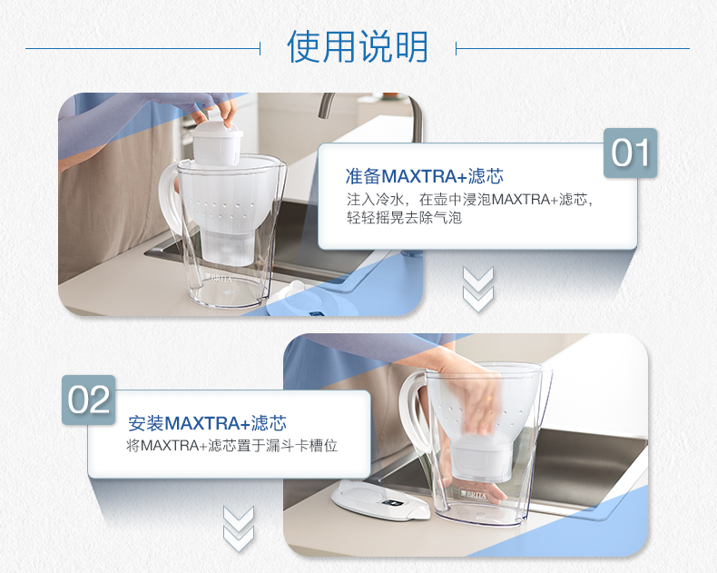 碧然德 海洋系列 Marella XL 净水壶 3.5L+7个德国原装滤芯 图6
