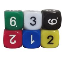 Digital 1234546 dice 16 Red Yellow Blue Green Blue Green Learning Learning Game