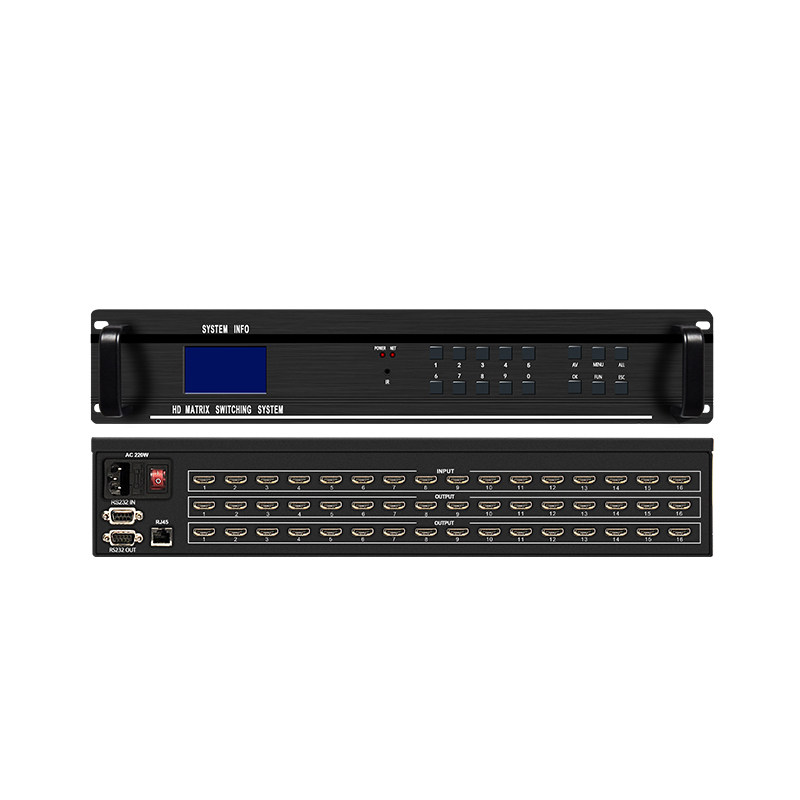 HDMI matrix 8 in 24 out 4 8 12 16 20 24 32 splicing screen conference APP phone tablet