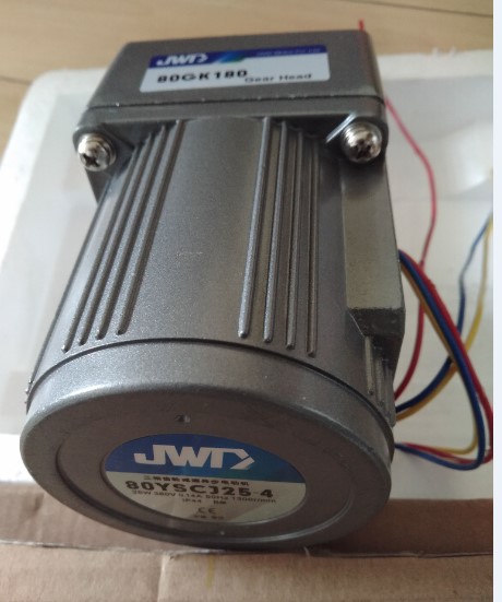 JWD gear motor 25W 380V Reduction ratio 1:180 80YSCJ25-4 80GK180
