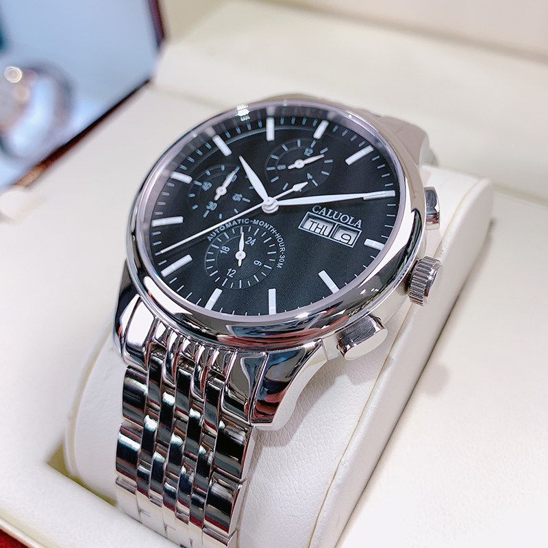 Men's watch mechanical watch new watch waterproof fashion automatic brand stainless steel trendy men's watch Carole