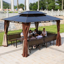 Outdoor Pavilion Canopy Canopy simple roof terrace outdoor garden pergola Villa yard wrought iron Courtyard Pavilion