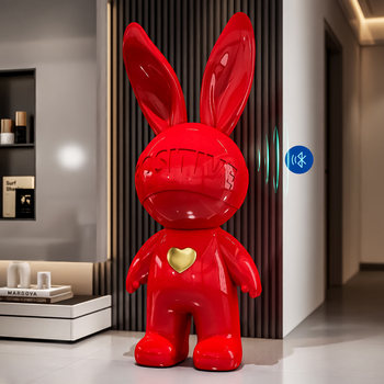 Simple modern red decorative ornaments