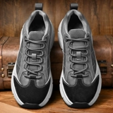 Мужская высокая альпинистская нескользящая спортивная обувь на платформе подходит для пеших прогулок, осенняя, мягкая подошва