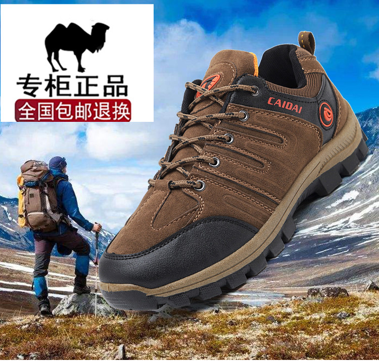 New Climbing Shoes Men's Autumn Winter Men's Shoes Leisure Travel Sports Waterproof Anti-Slip Abrasion Resistant Hiking Outdoor Shoes