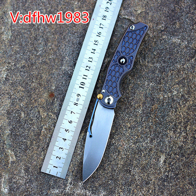 Kevin's new version of Titanium Rock M390 blade titanium alloy handle small folding knife small straight knife outdoor high hardness tool knife