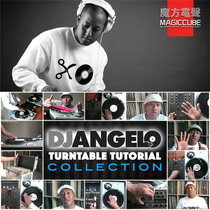 DJ Angelo Vinyl record player DJ Rubbing tutorial scratch rubbing teaching Chinese tutorial