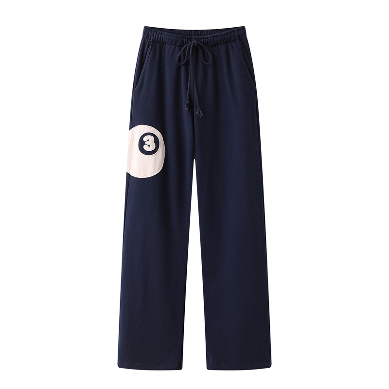 Svbdvod Mid-Low Waist Size 3 Billiard Casual Pants for Women with Pockets and Drawstring, Slimming Long Pants~ Washable, Shrink-Resistant, Non-Fading