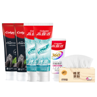 D链接【付15赚12.5】高露洁竹炭牙膏套装