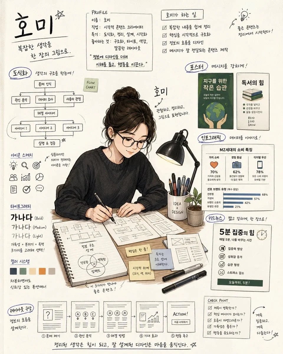 手写笔记插画