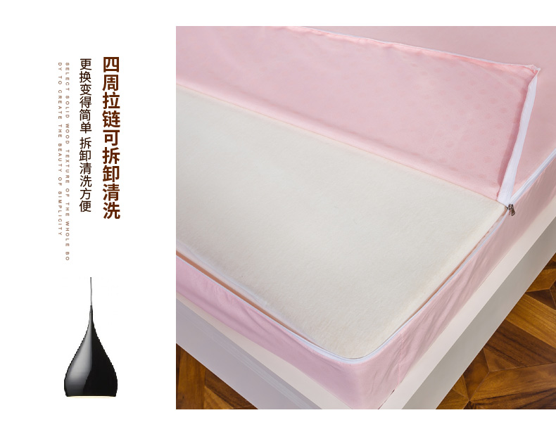 Các doanh nghiệp trên giường một mảnh bao gồm tất cả bedspread Simmons nệm bảo vệ nắp trượt Bed Covers zippered tùy biến bụi che 1.8m - Trang bị Covers Ga chun chần Everon