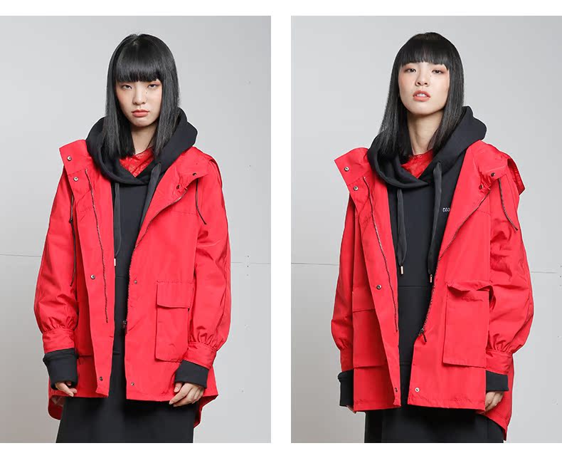 Trench pour femme WBWQ en Polyester - Ref 3226586 Image 26